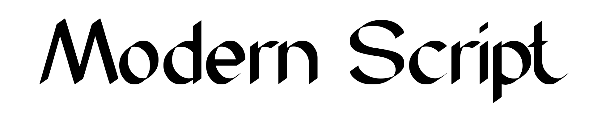 Modern Script