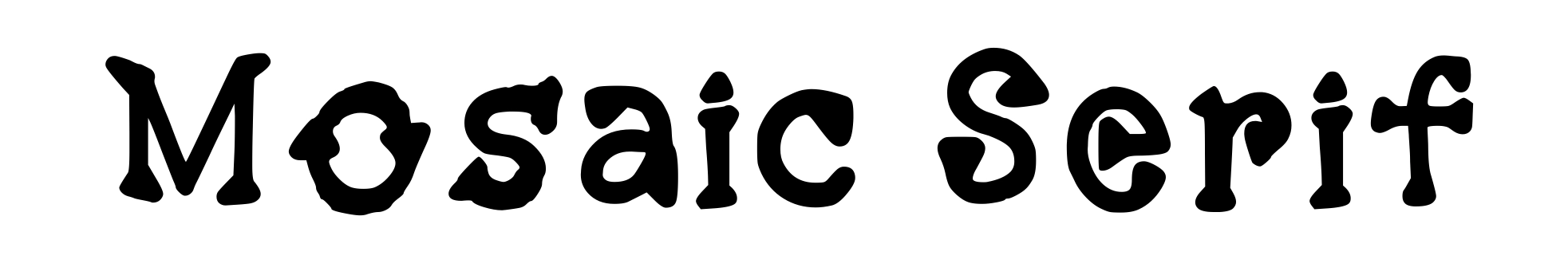 Mosaic Serif