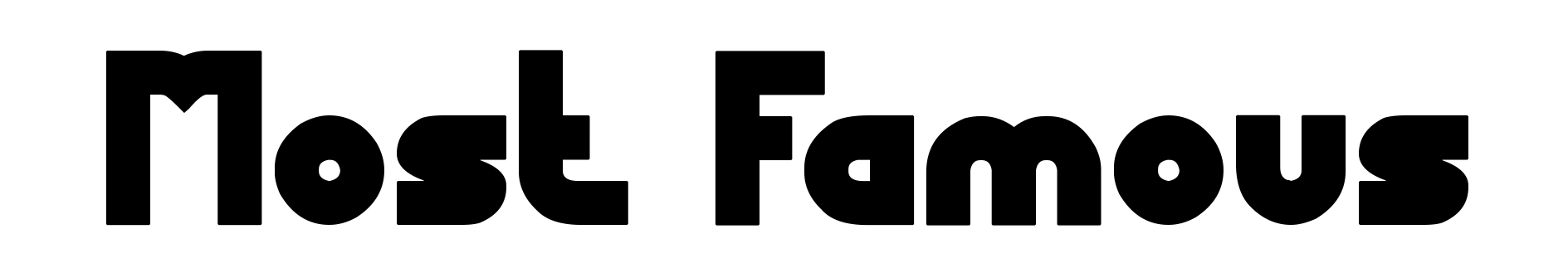 Most Famous
