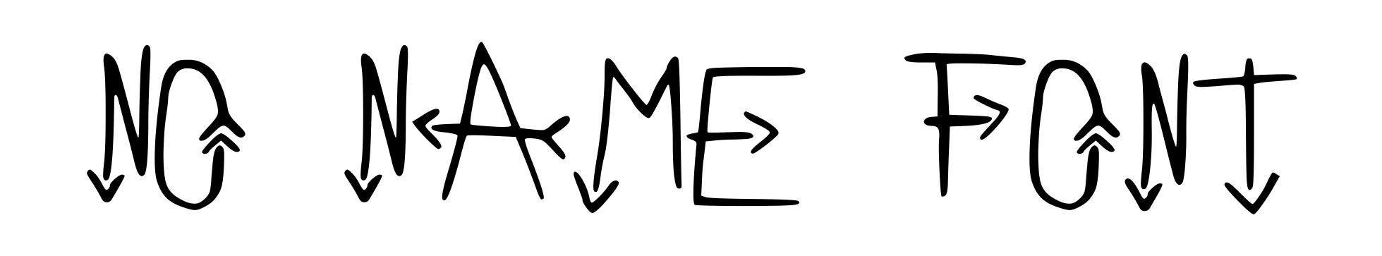No Name Font
