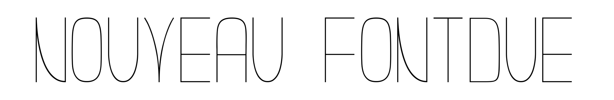 Nouveau Fontdue
