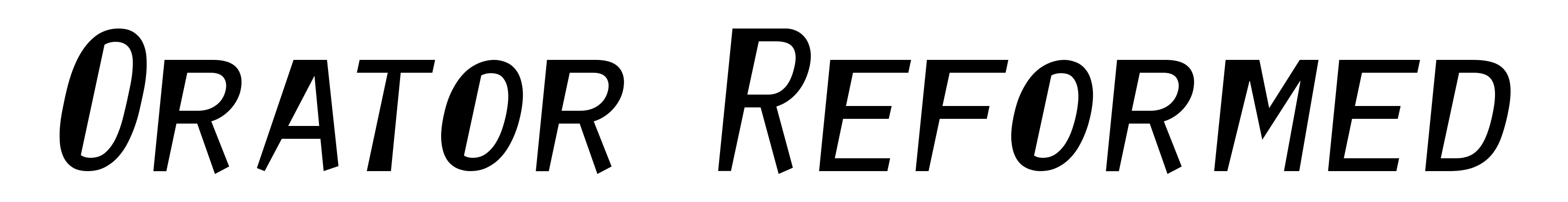 Orator Reformed