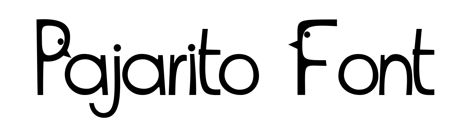 Pajarito Font