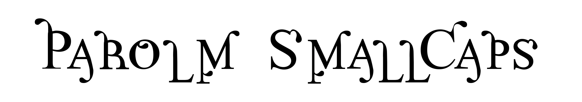 Parolm SmallCaps