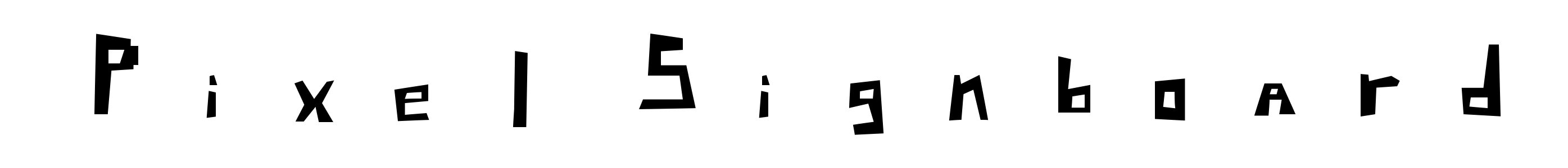 Pixel Signboard