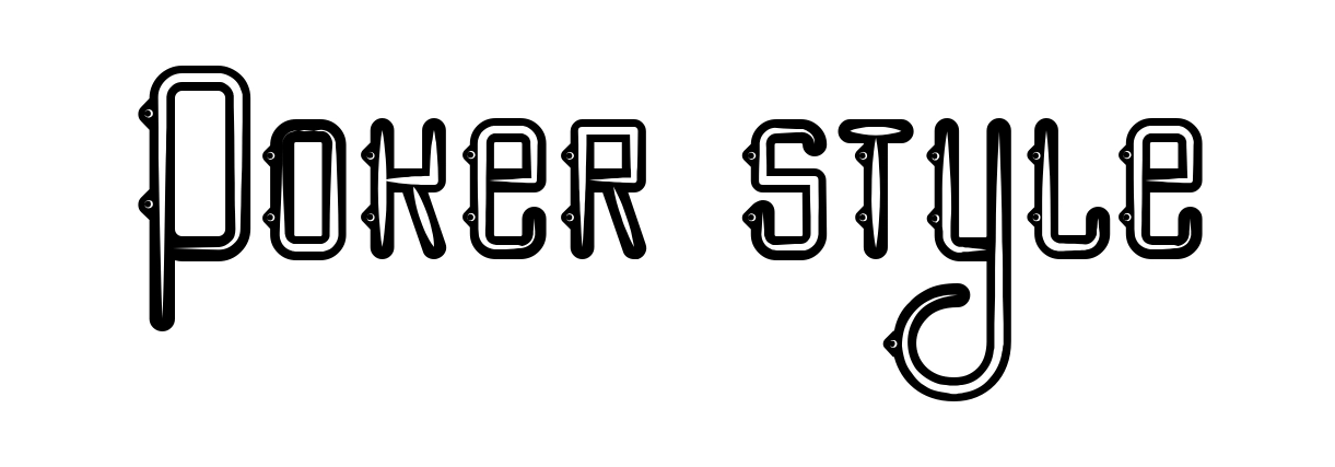 Poker style