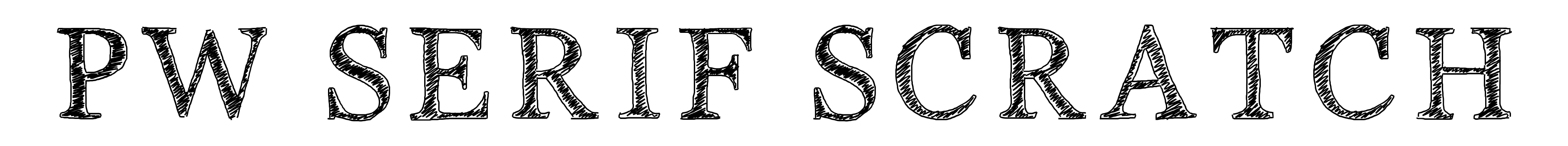 PW Serif Scratch