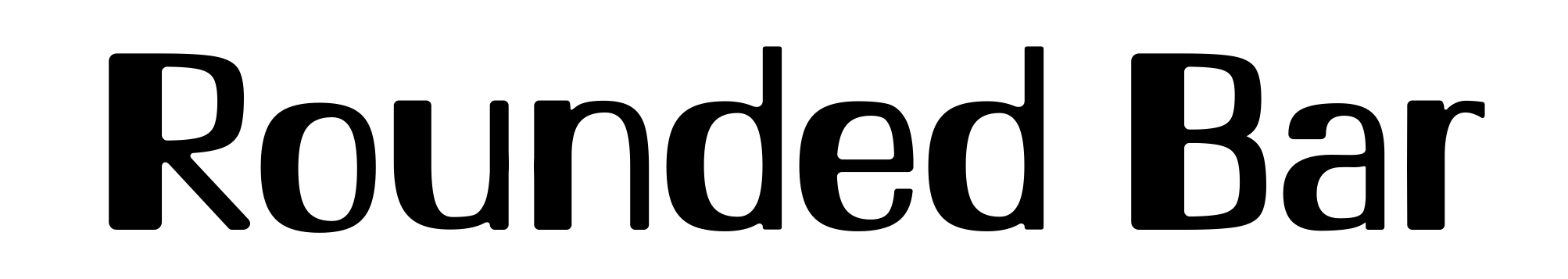 Rounded Bar