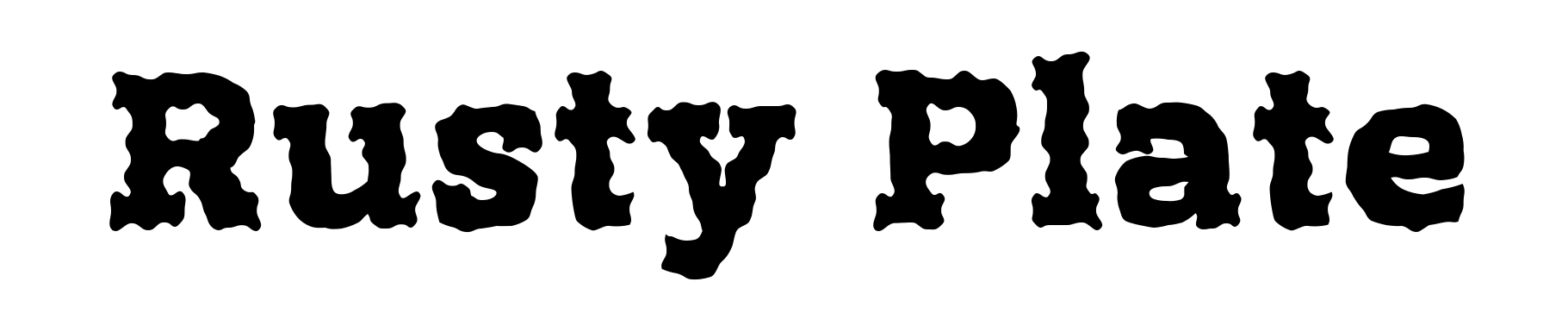 Rusty Plate