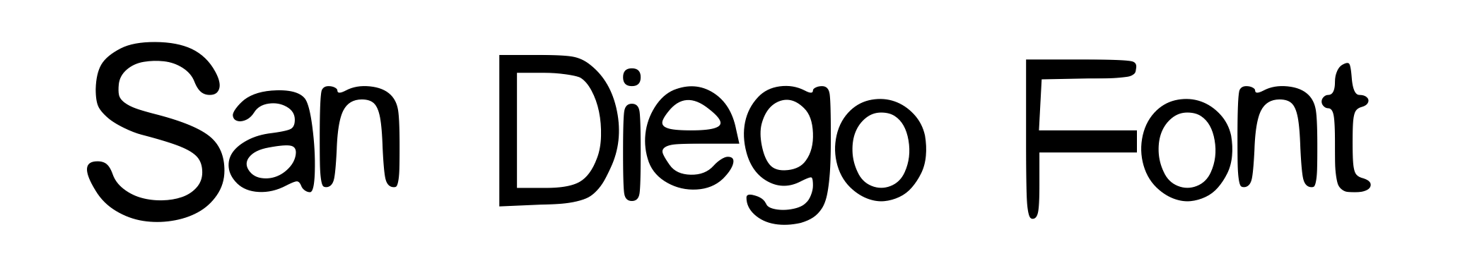 San Diego Font