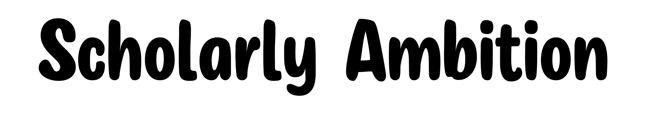 Scholarly Ambition