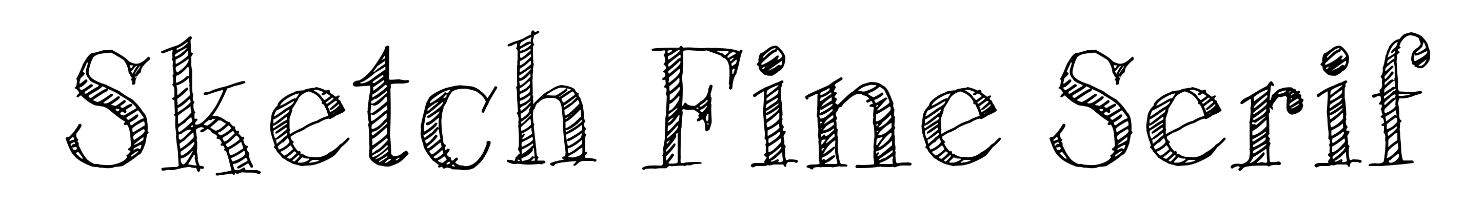 Sketch Fine Serif
