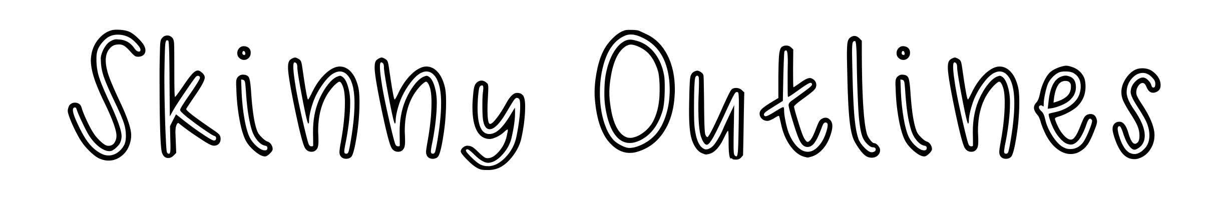 Skinny Outlines
