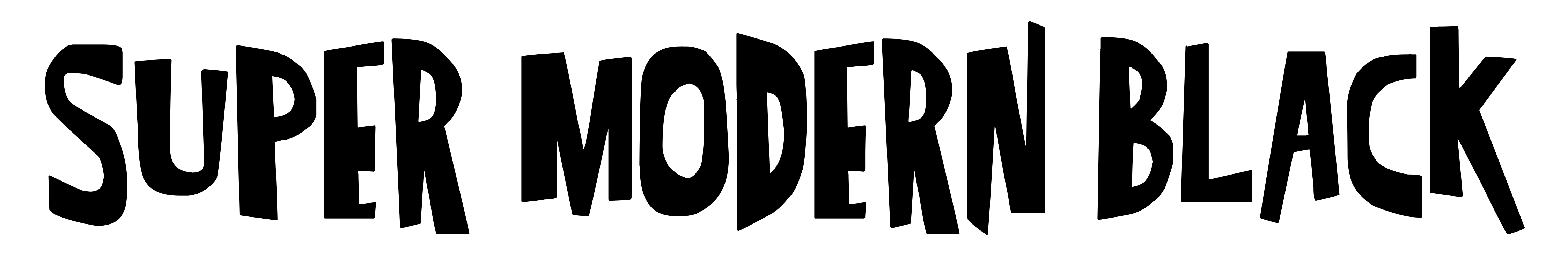 Super Modern black