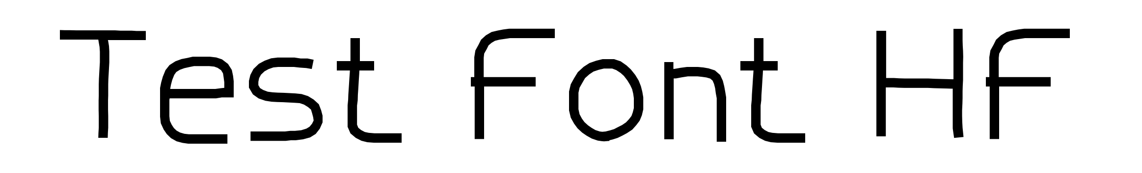 Test Font HF
