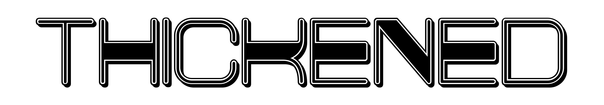 Thickened