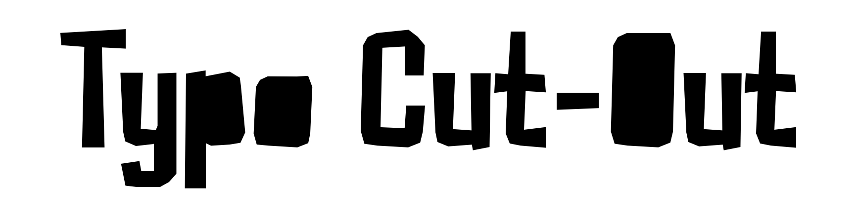 Typo Cut-Out