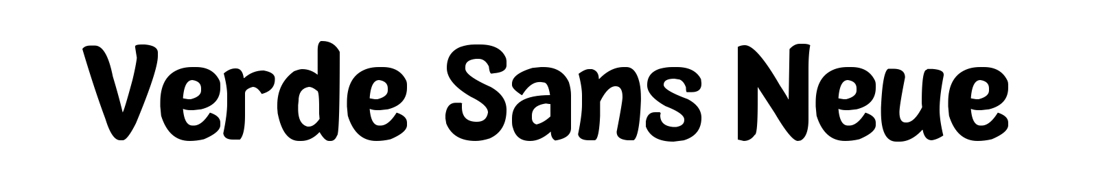 Verde Sans Neue
