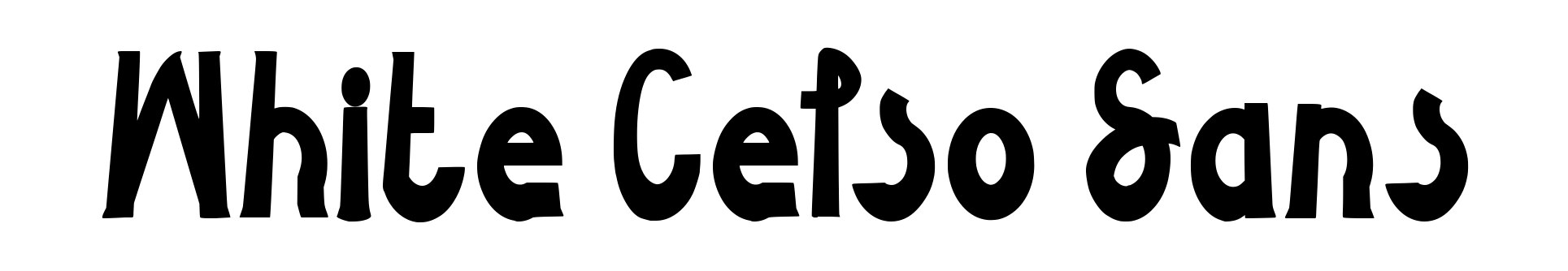 White Celso Sans