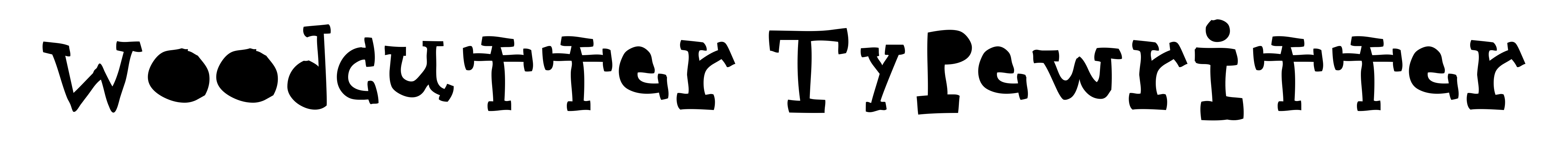 Woodcutter Typewritter