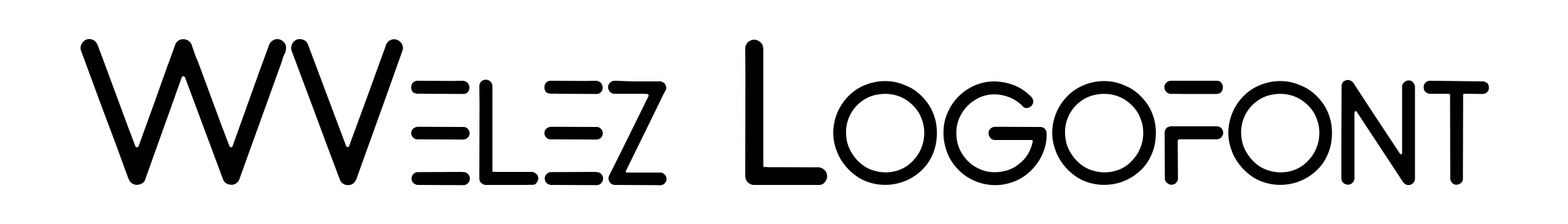 WVelez Logofont