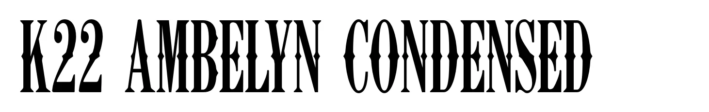 K22 Ambelyn Condensed