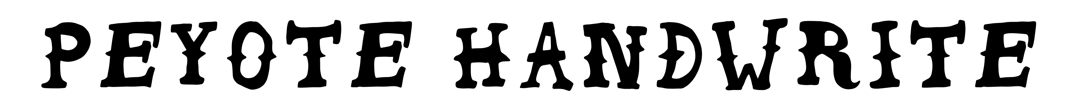 Peyote Handwrite