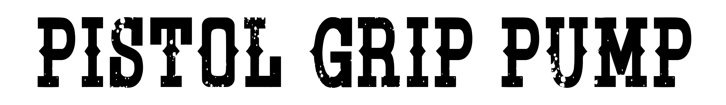 Pistol Grip Pump