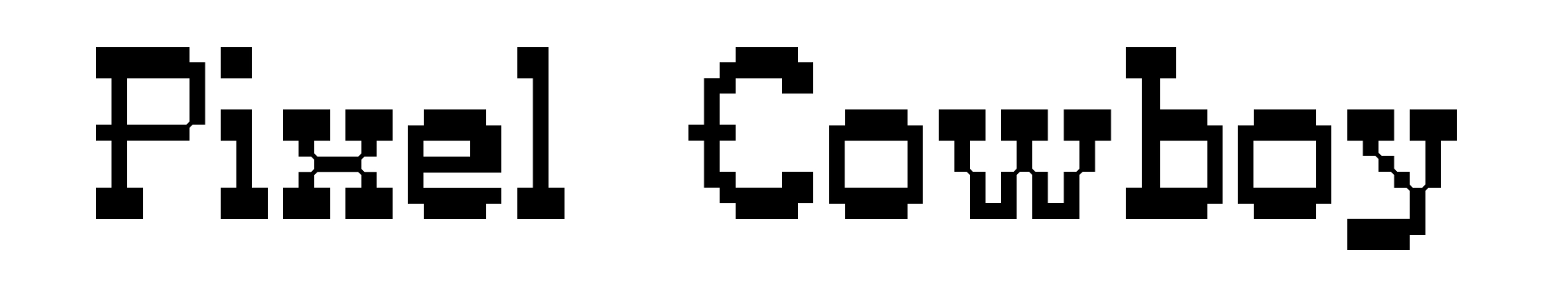 Pixel Cowboy