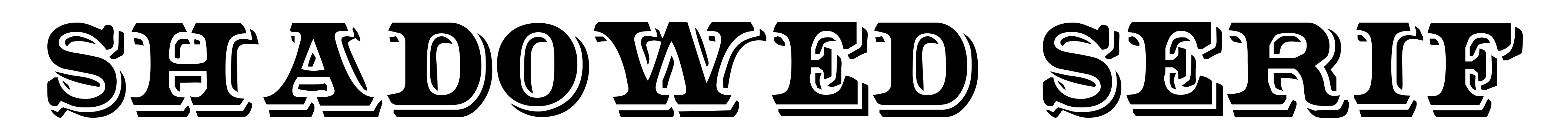 Shadowed Serif