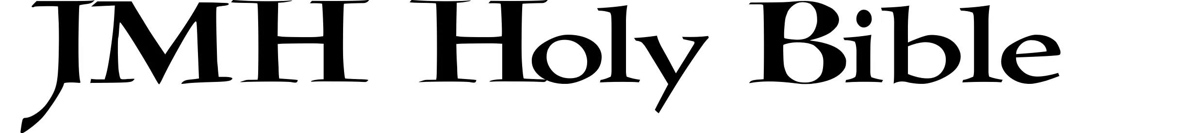 JMH Holy Bible