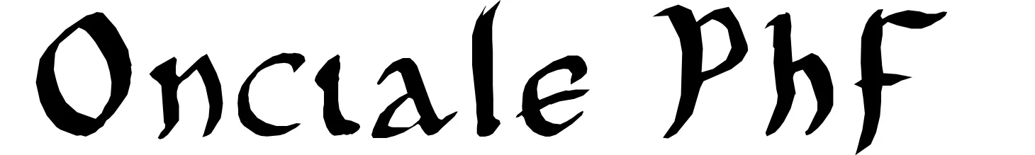 Onciale PhF