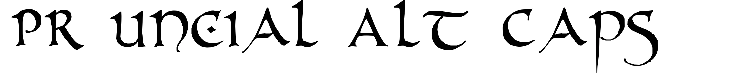 PR Uncial Alt Caps