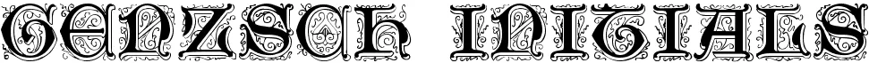 Genzsch Initials