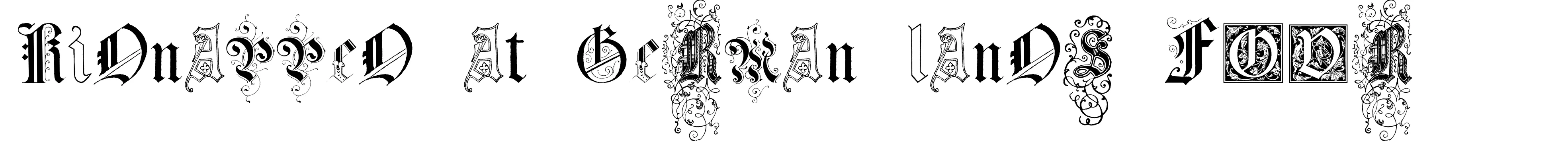 Kidnapped at German Lands Four