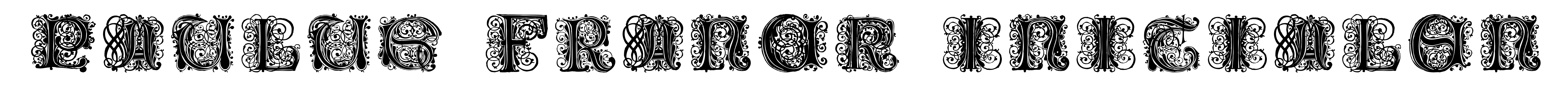 Paulus Franck Initialen