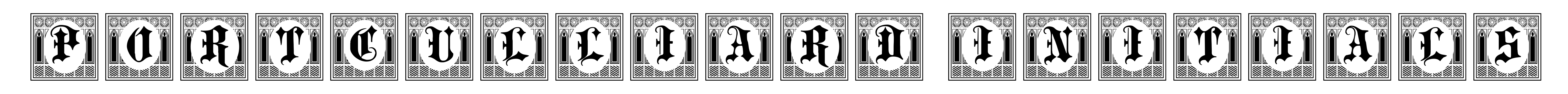 Portculliard Initials