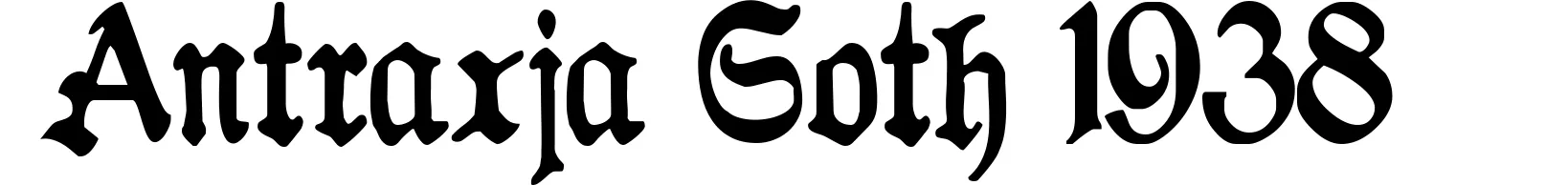 Antraxja Goth 1938