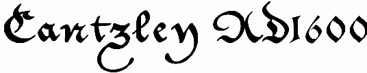 Cantzley AD1600