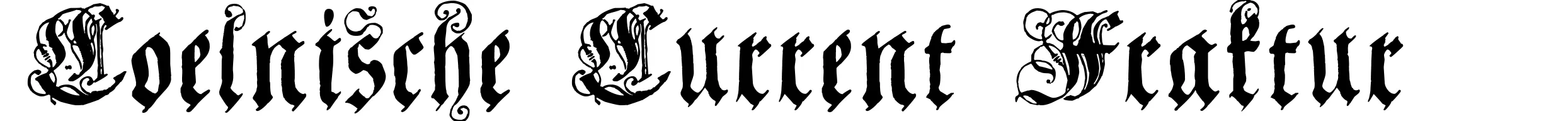 Coelnische Current Fraktur