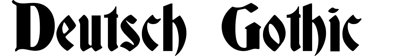 Deutsch Gothic