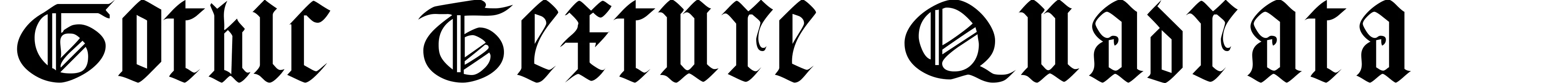 Gothic Texture Quadrata