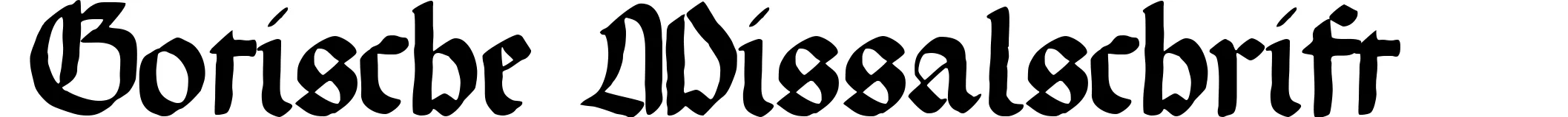 Gotische Missalschrift