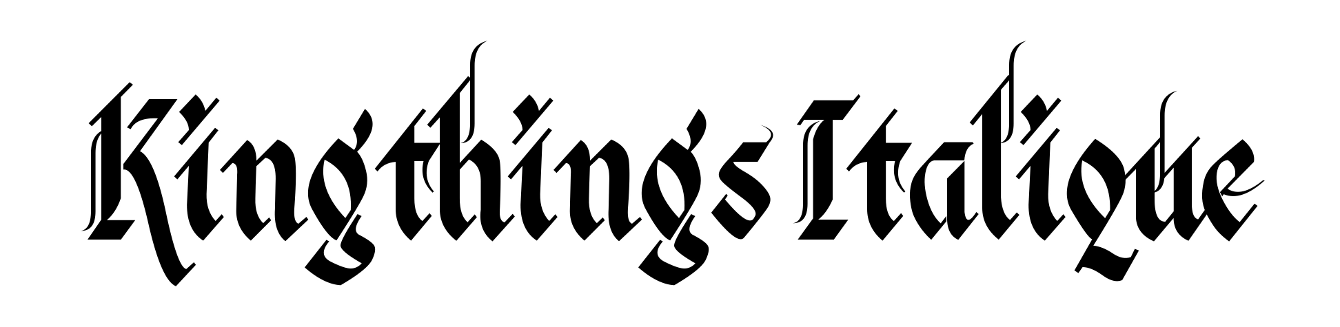 Kingthings Italique