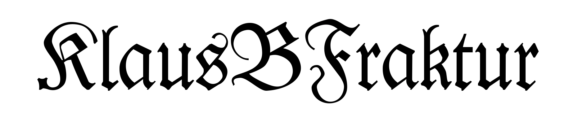 KlausBFraktur