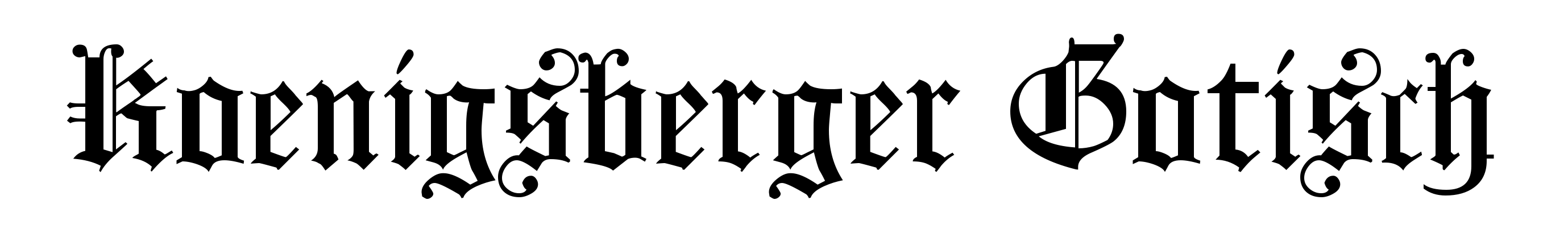 Koenigsberger Gotisch