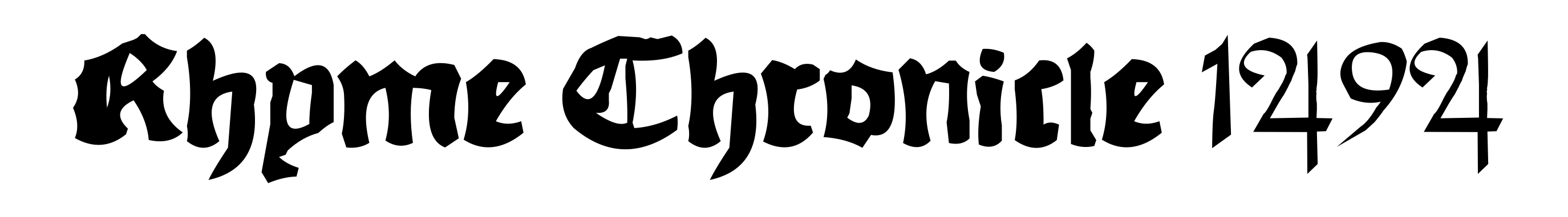 Rhyme Chronicle 1494