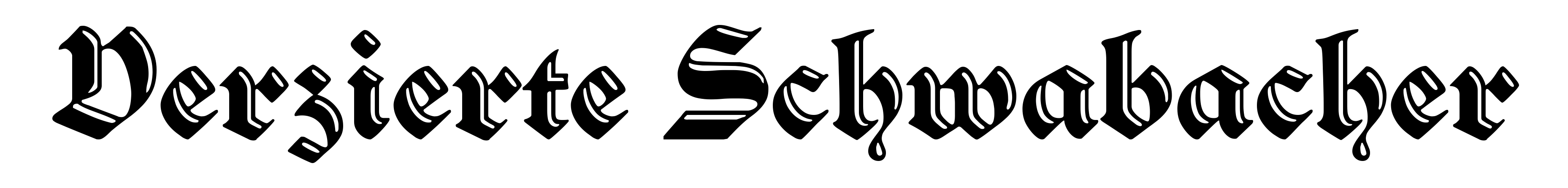 Verzierte Schwabacher