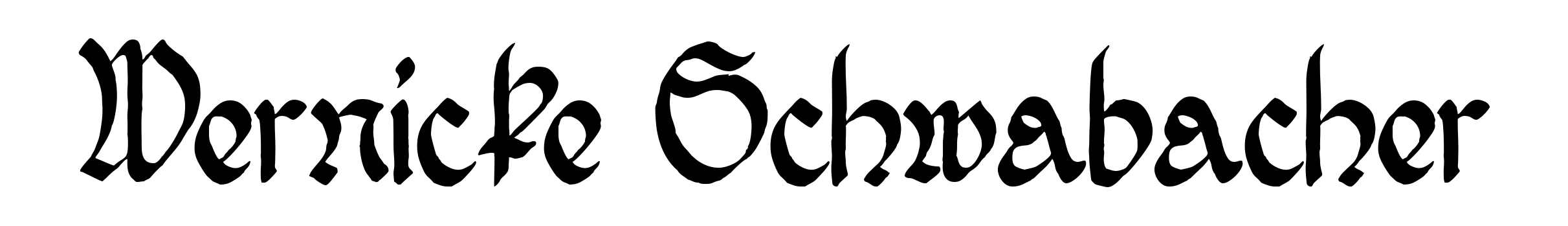 Wernicke Schwabacher