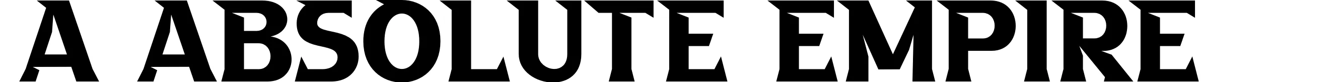 A Absolute Empire